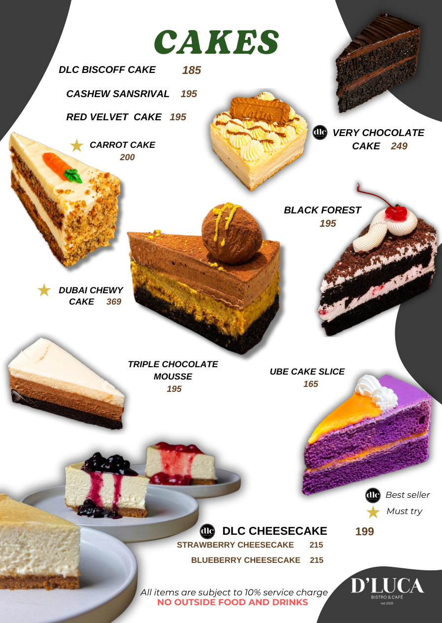 Menu page 8
